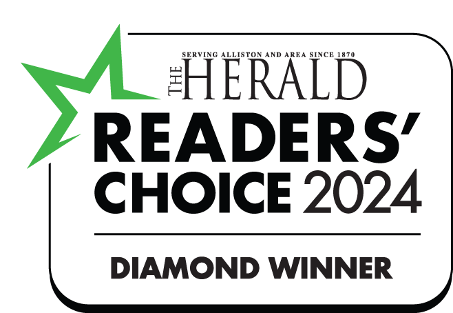 Alliston Herald Reader's Choice Diamond Winner 2024